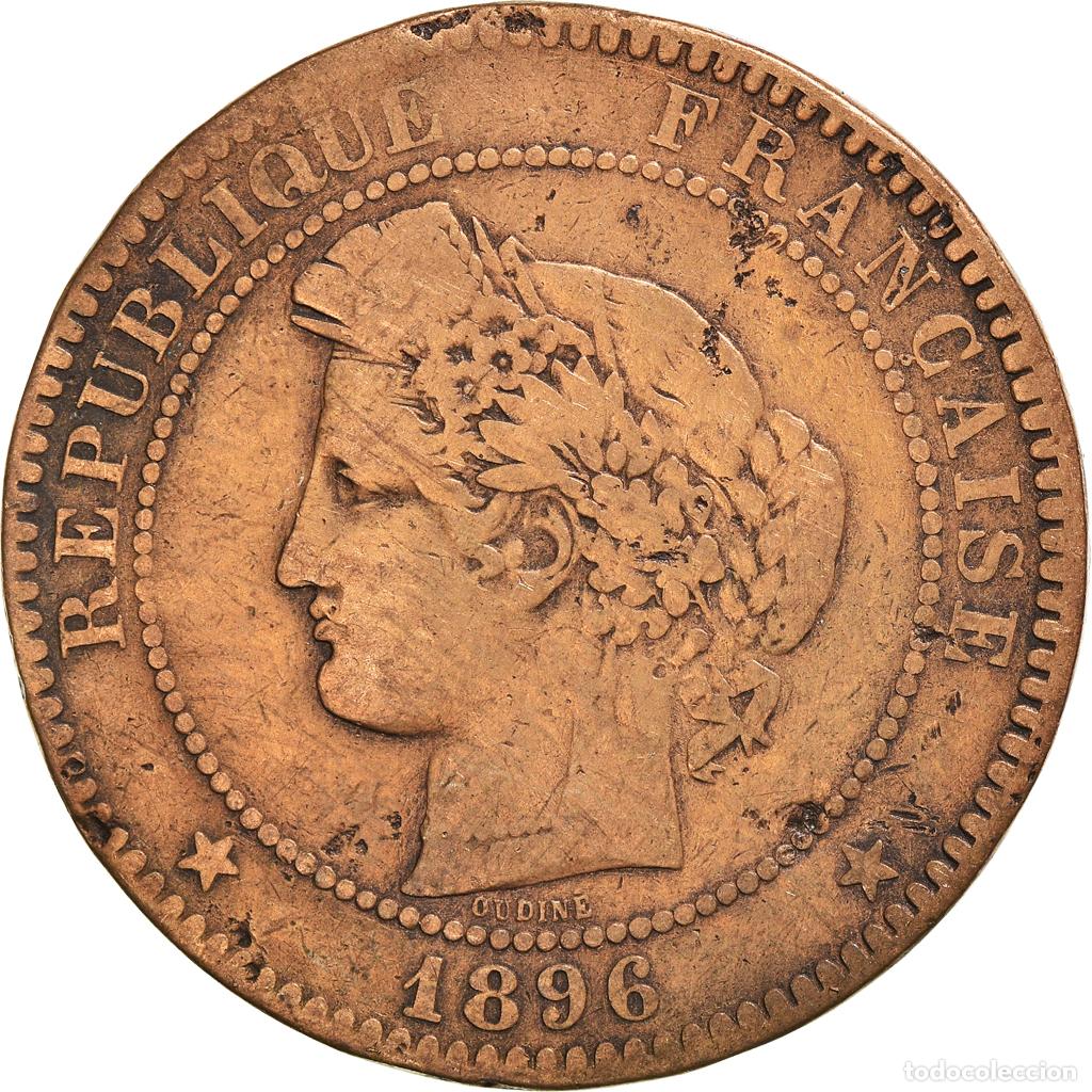 Monedas antiguas de Europa: [#922048] Moneda, Francia, 10 Centimes, 1896 - Foto 1
