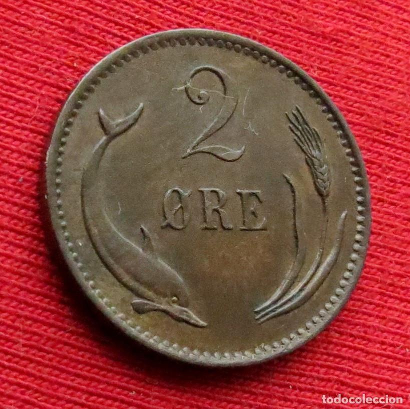 Monedas antiguas de Europa: Dinamarca 2 ore 1897 - Foto 1