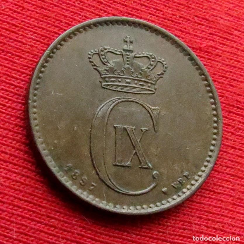 Monedas antiguas de Europa: Dinamarca 2 ore 1897 - Foto 2