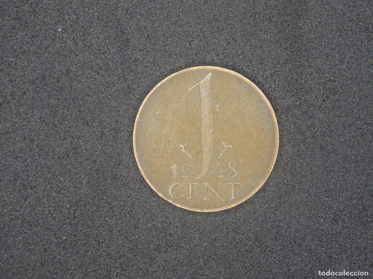 Monedas antiguas de Europa: HOLANDA 1 CENT 1948 - Foto 2