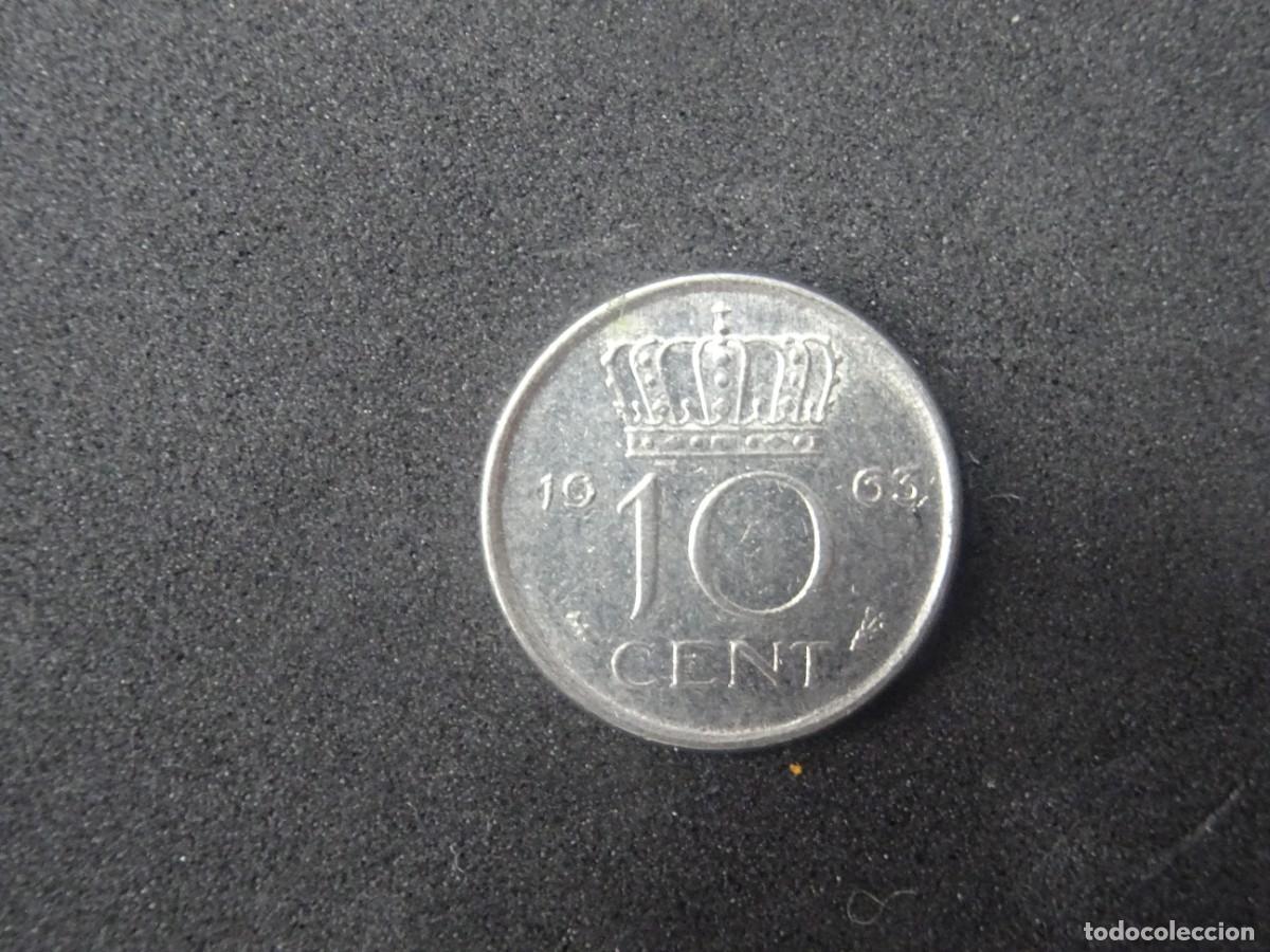 Monedas antiguas de Europa: HOLANDA 10 CENT 1963 - Foto 1