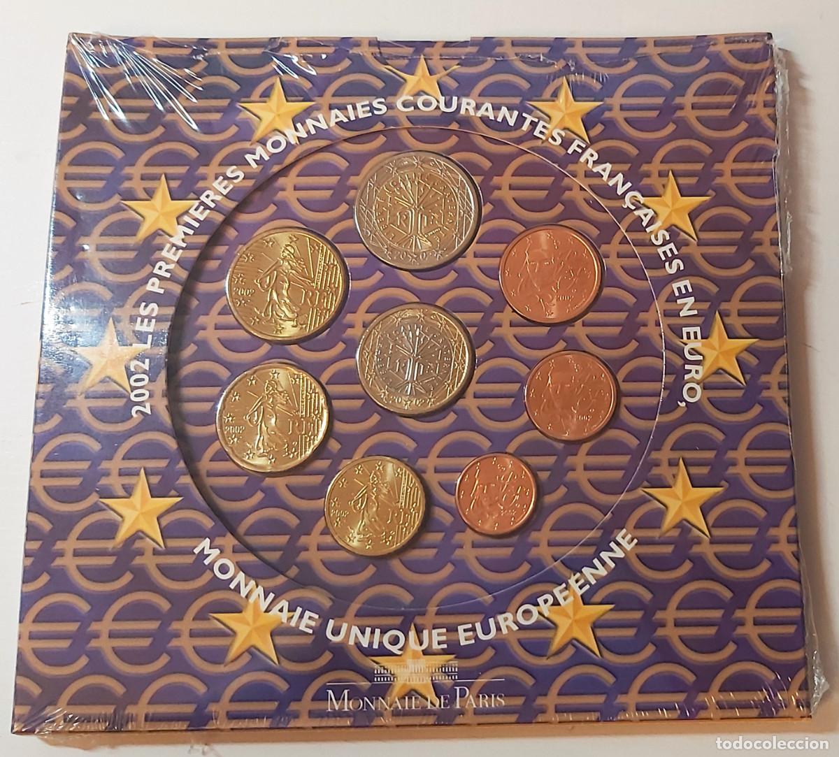 Monedas antiguas de Europa: Francia/France cartera/set euros 2002 con los 8 valores - Nueva SC