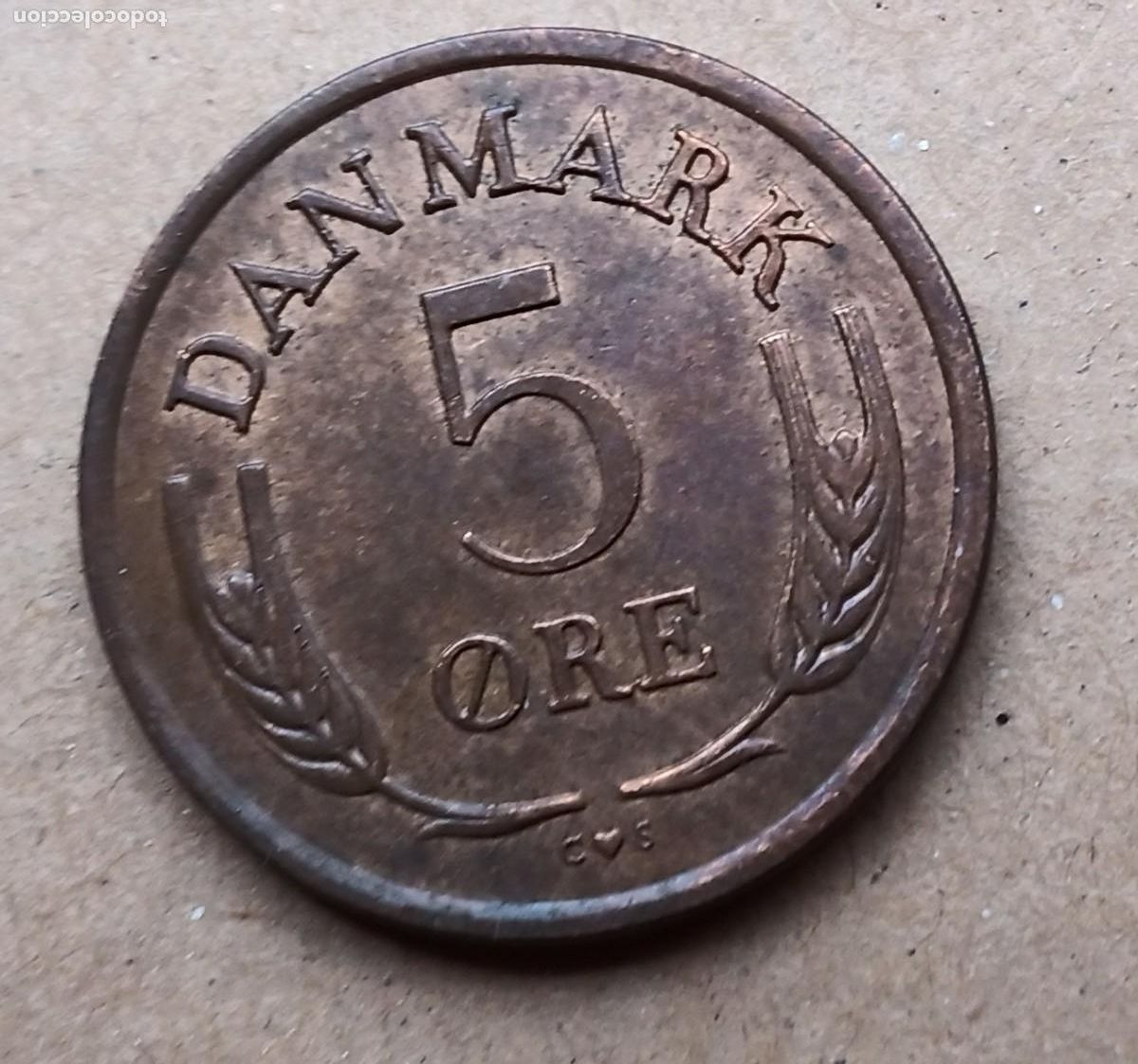 Monedas antiguas de Europa: DINAMARCA - 5 ORE 1960 BC - Foto 2