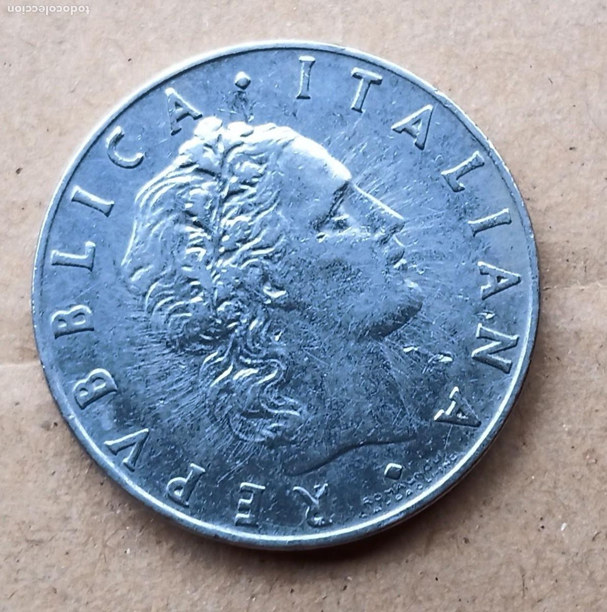 Moedas antigas da Europa: ITALIA - 50 LIRAS 1955 BC