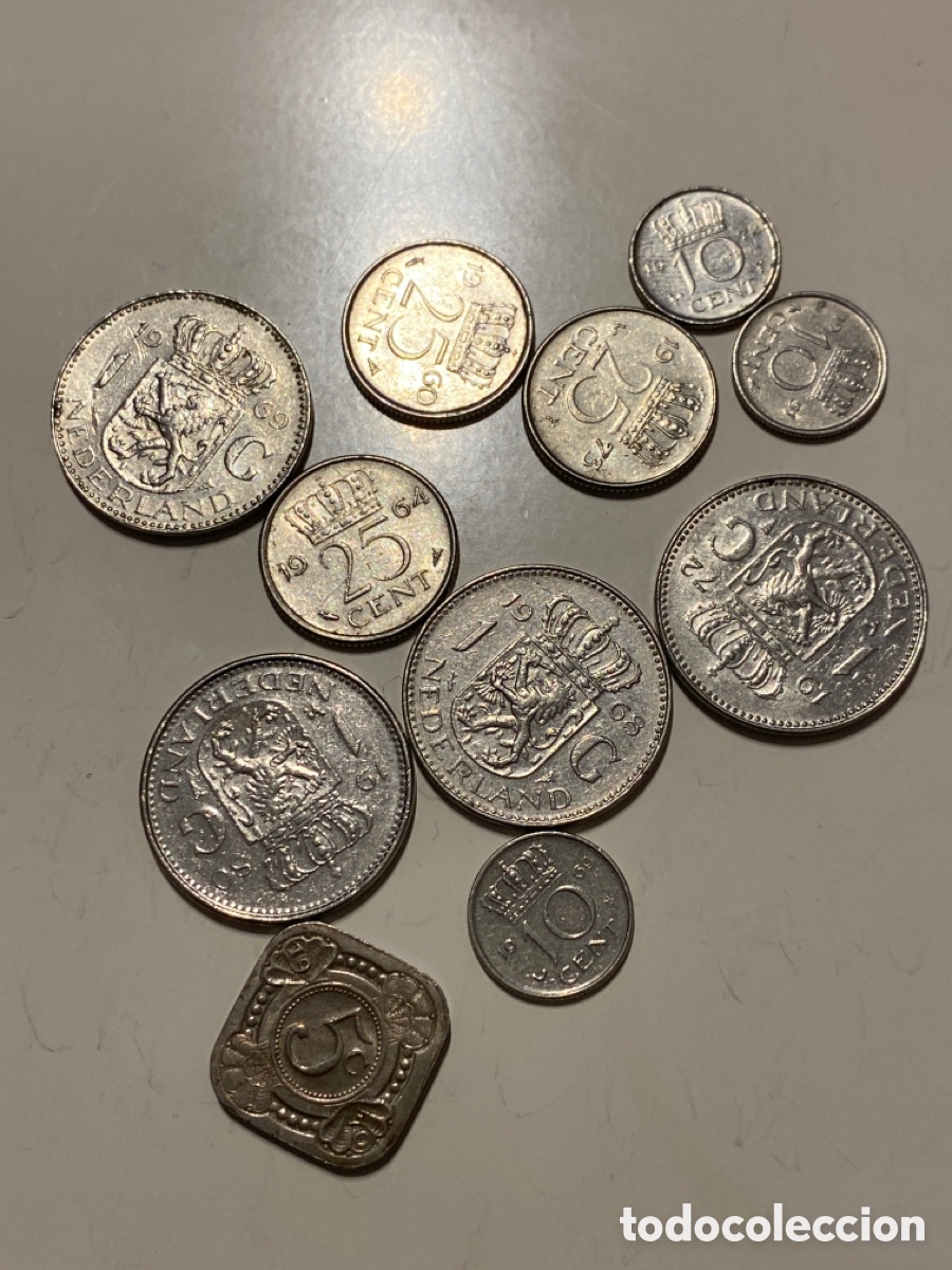 Monedas antiguas de Europa: Monedas Holanda - Foto 2