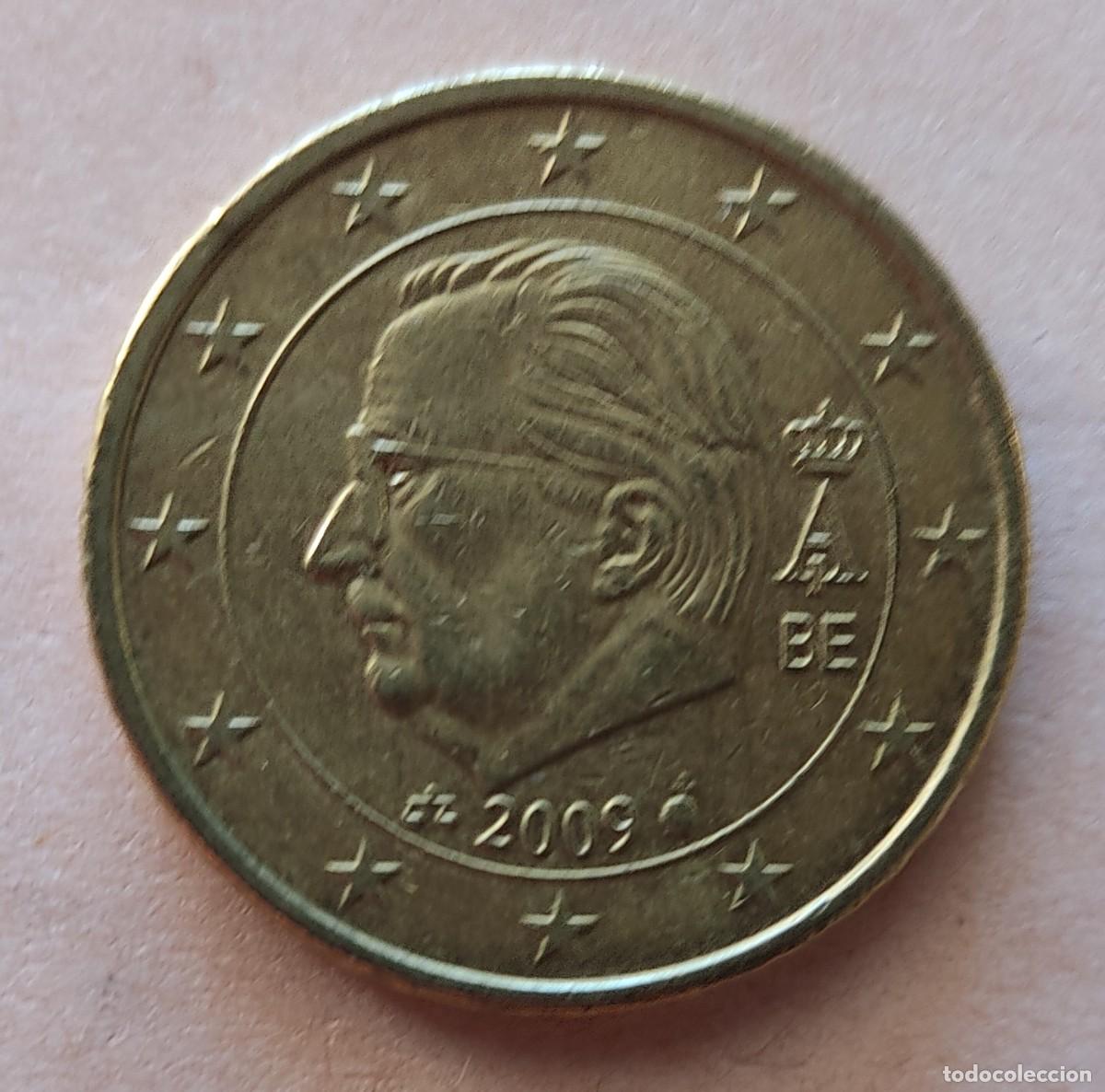 Moedas antigas da Europa: Belgica-50 cent-2009.