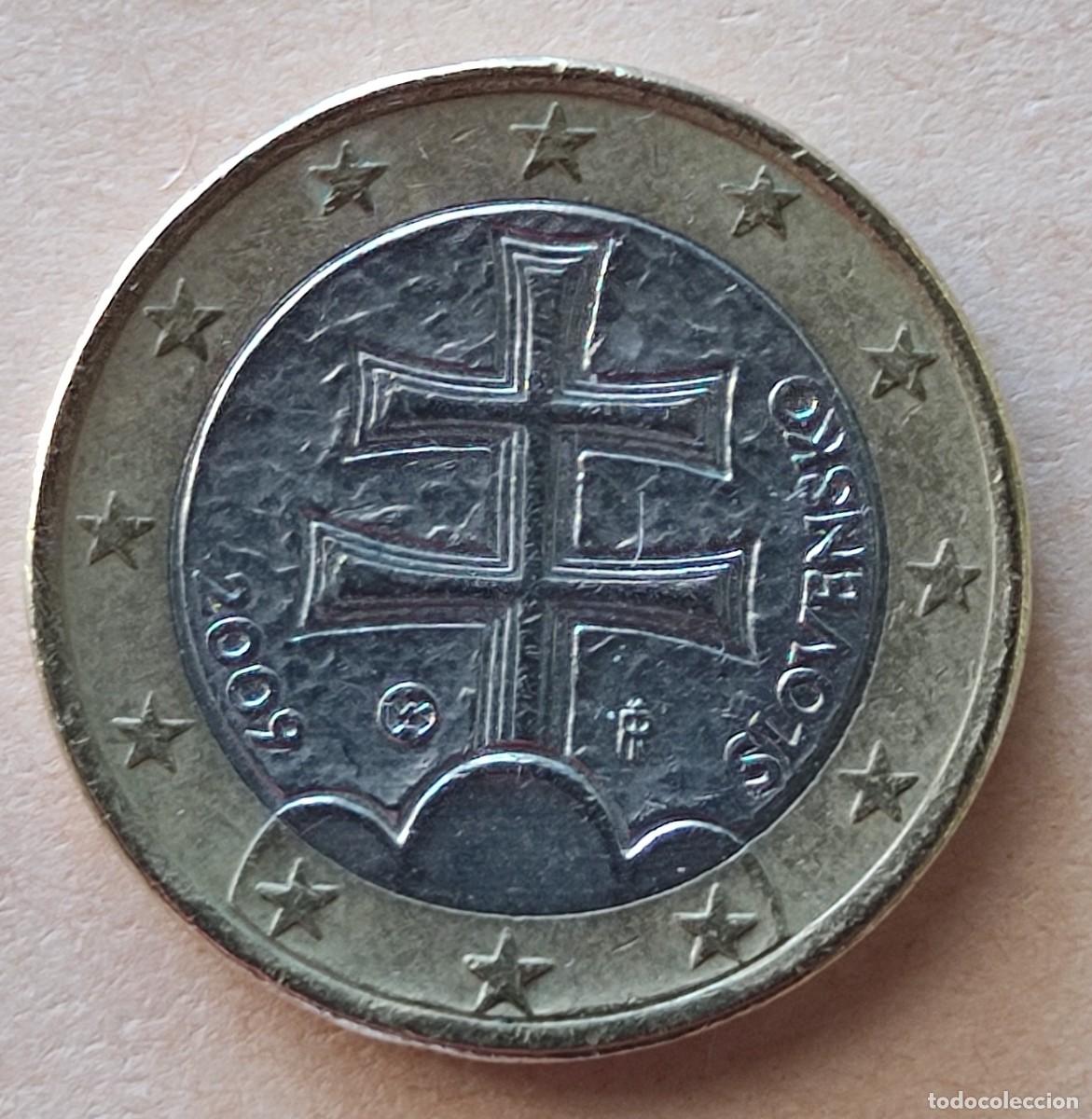 Moedas antigas da Europa: Eslovaquia-1 euro-2009-363.