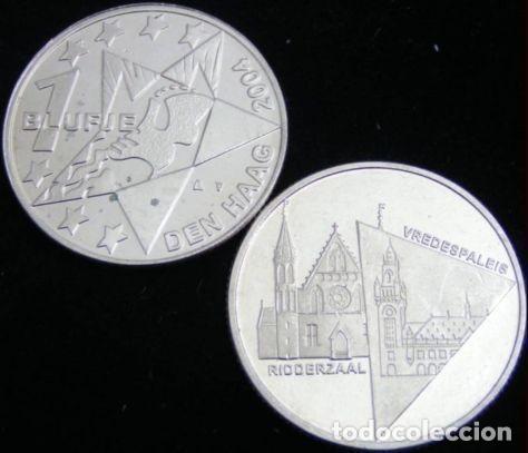 Monedas antiguas de Europa: HOLANDA 2004 - MONEDA DE 1 BLUFJE - 5 MODELOS CONMEMORATIVAS EDIFICIOS PUBLICOS - Foto 3