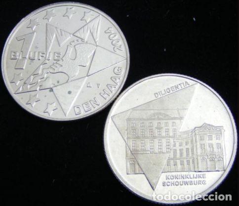 Monedas antiguas de Europa: HOLANDA 2004 - MONEDA DE 1 BLUFJE - 5 MODELOS CONMEMORATIVAS EDIFICIOS PUBLICOS - Foto 4