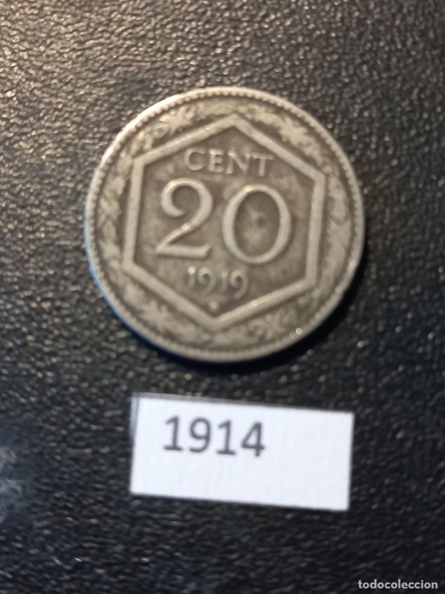 Monete antiche di Europa: Italia 20 centesimi 1919