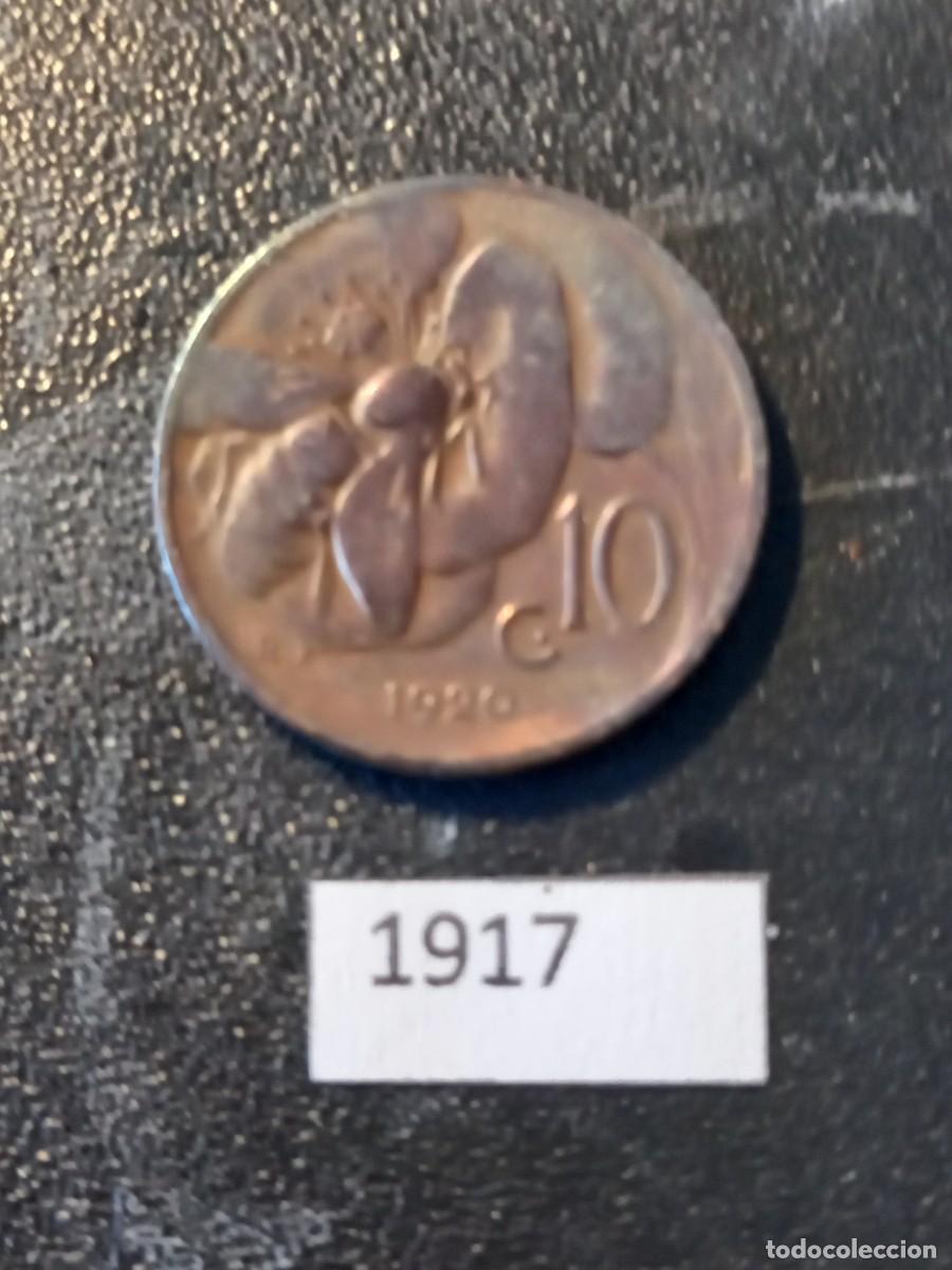 Monedas antiguas de Europa: Italia 10 centesimi 1920 - Foto 2