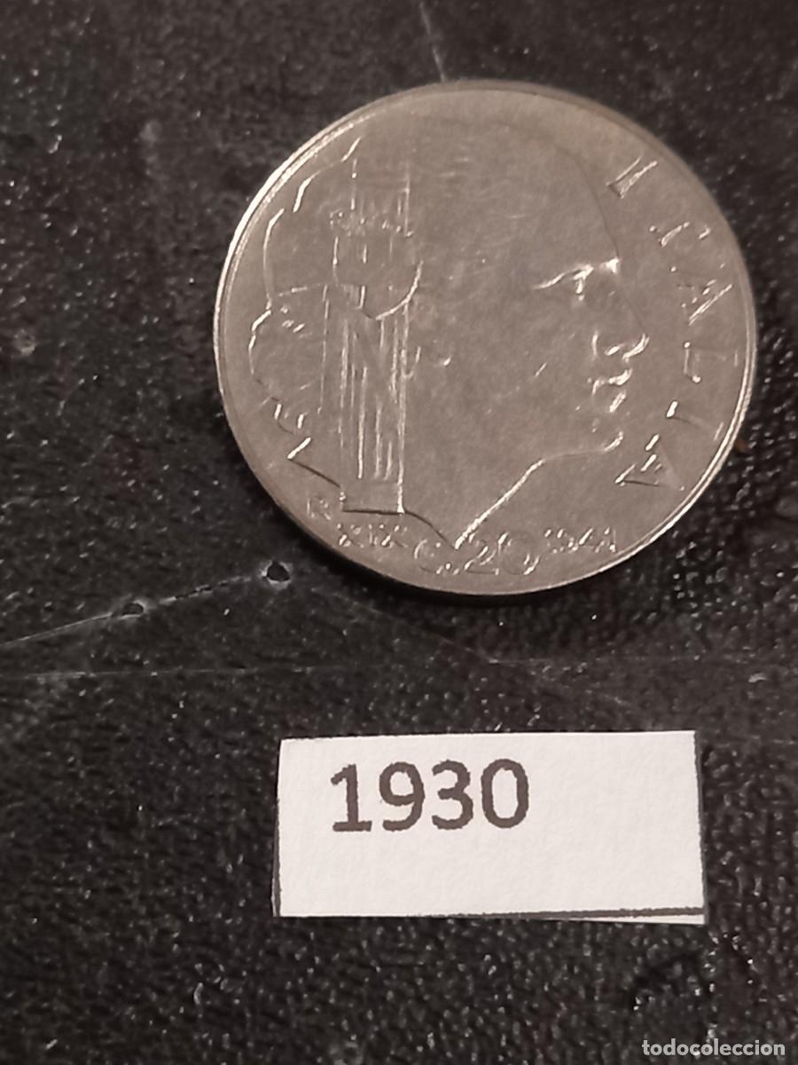 Moedas antigas da Europa: Italia 20 centesimi 1941