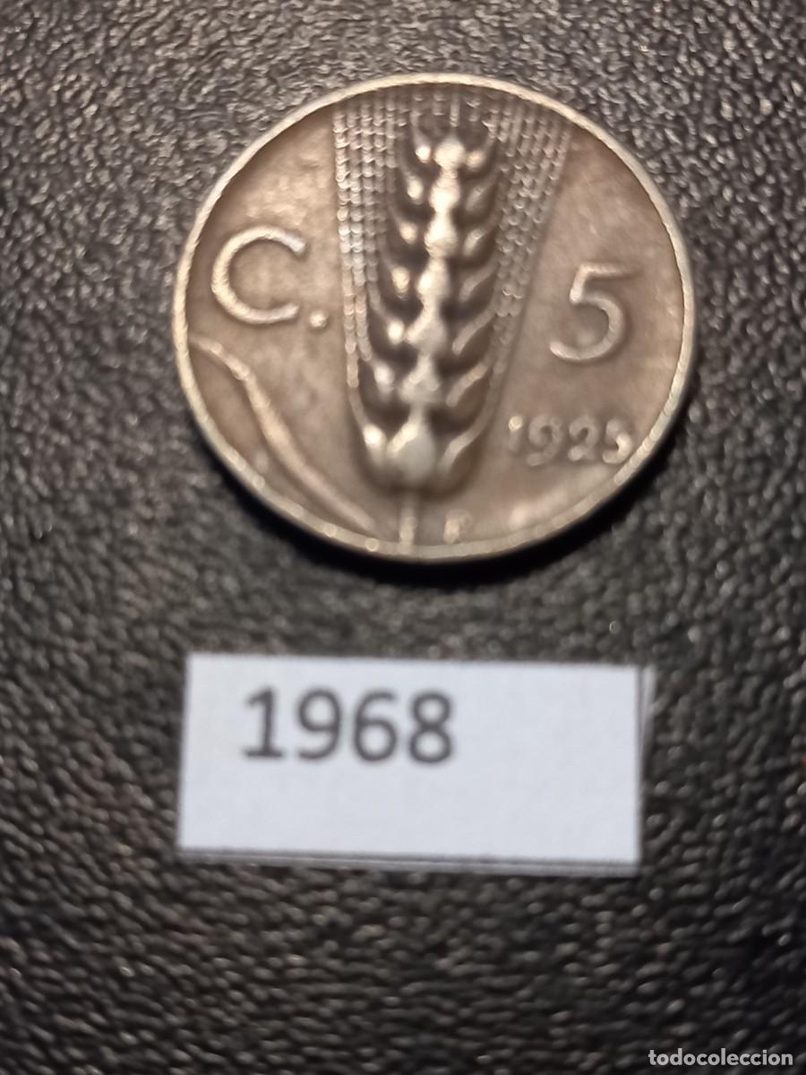 Moedas antigas da Europa: Italia 5 centesimi 1925