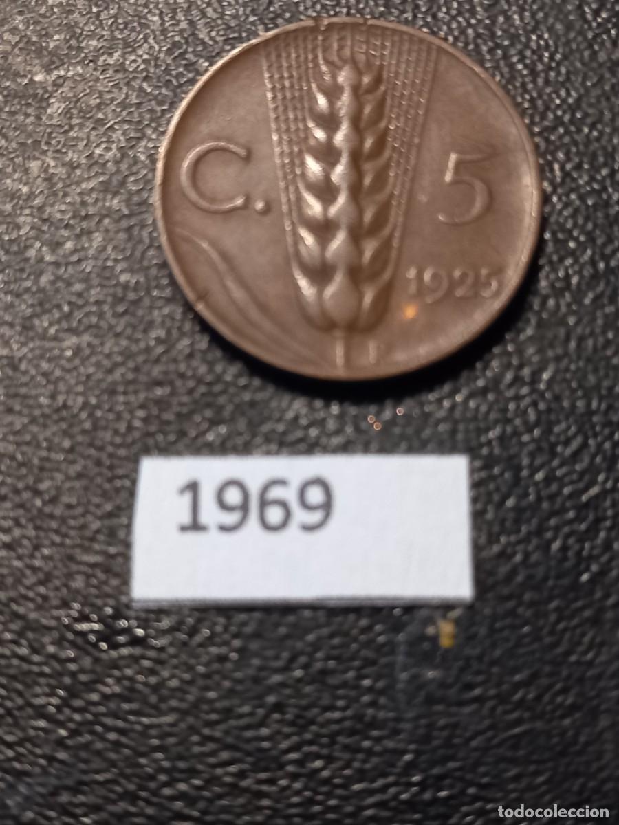 Monedas antiguas de Europa: Italia 5 centesimi 1925 - Foto 1