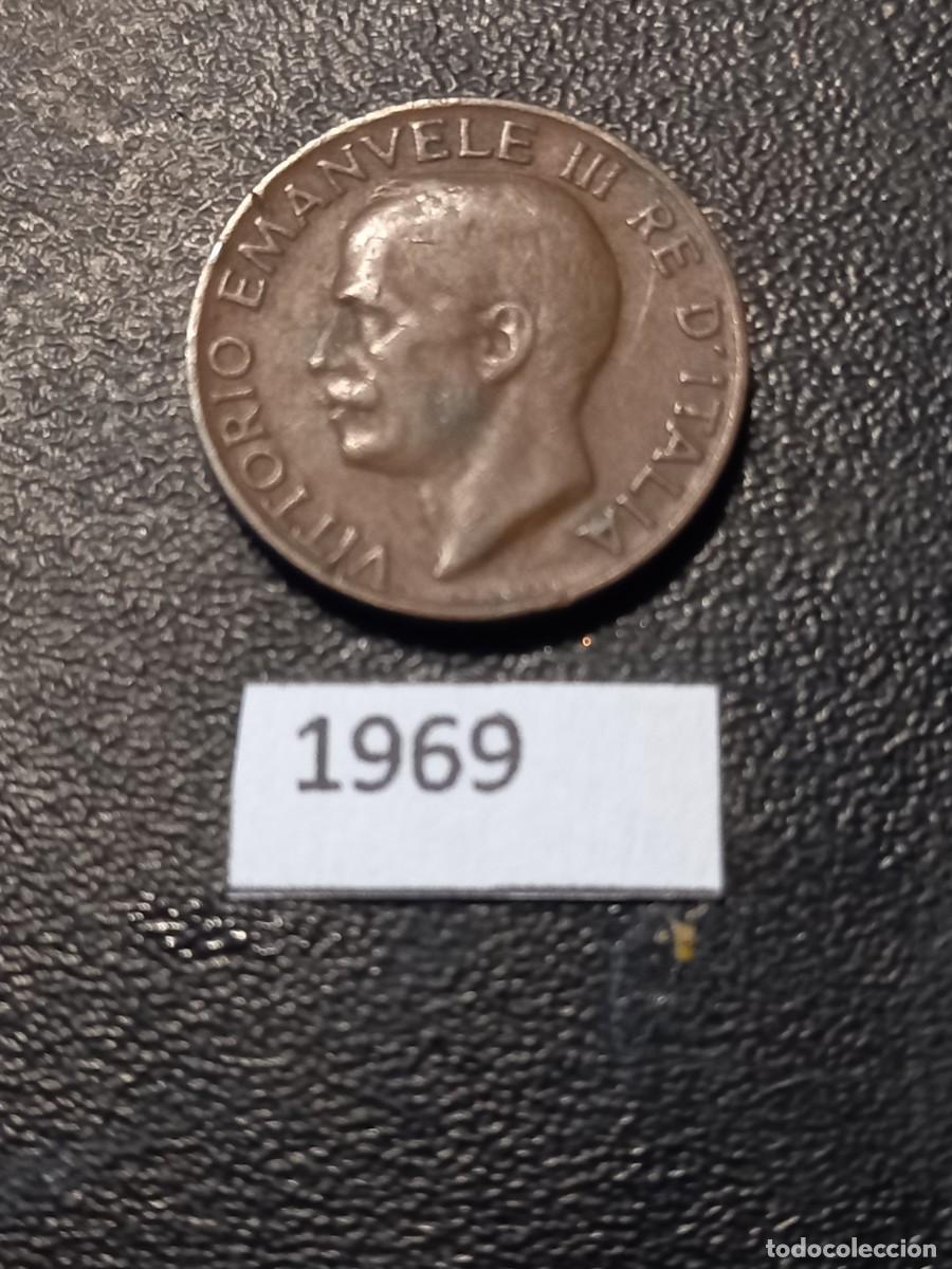 Monedas antiguas de Europa: Italia 5 centesimi 1925 - Foto 2