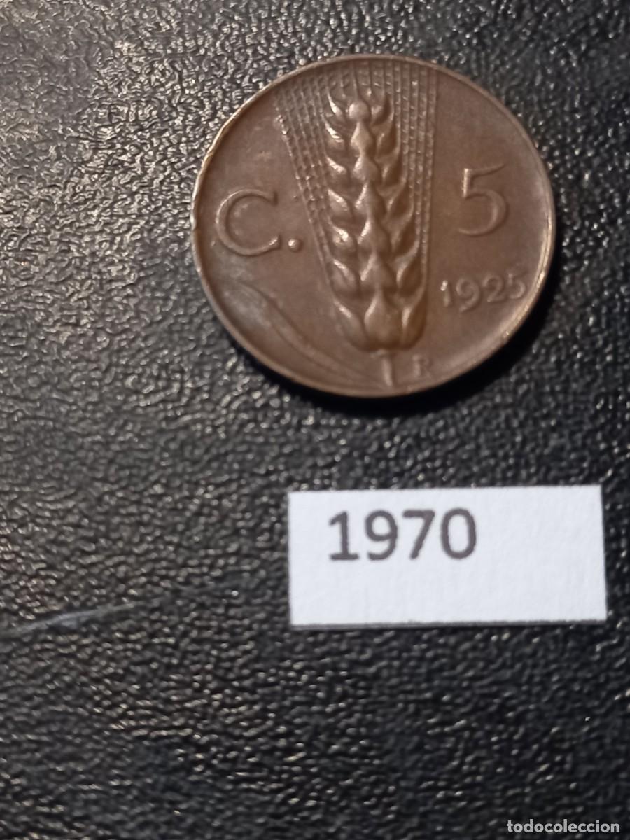 Monedas antiguas de Europa: Italia 5 centesimi 1925 - Foto 1