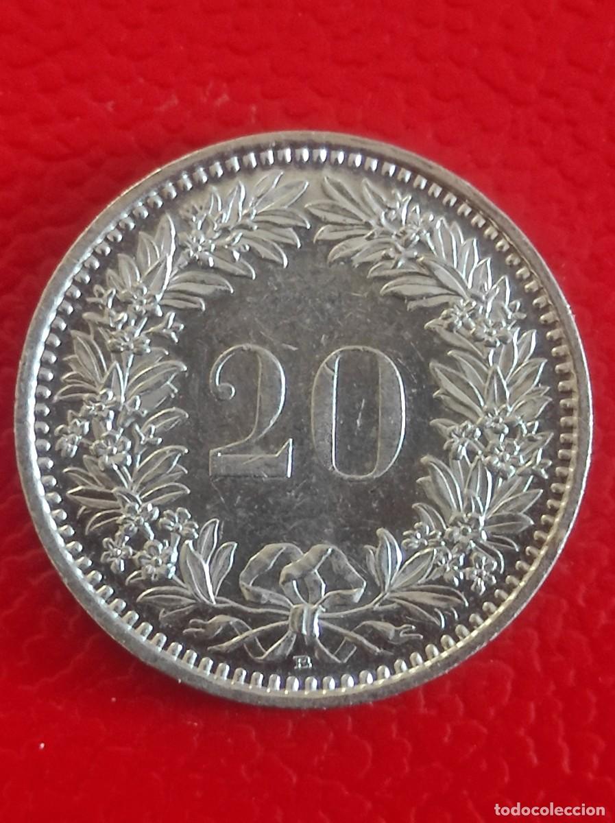 Monedas antiguas de Europa: 20 rapen de Suiza - Foto 1