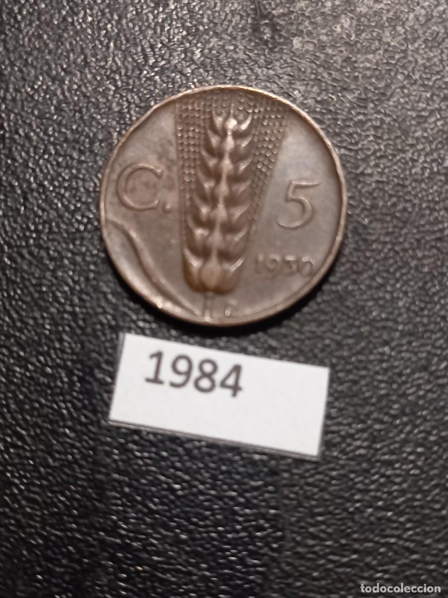 Monedas antiguas de Europa: Italia 5 centesimi 1930 - Foto 1