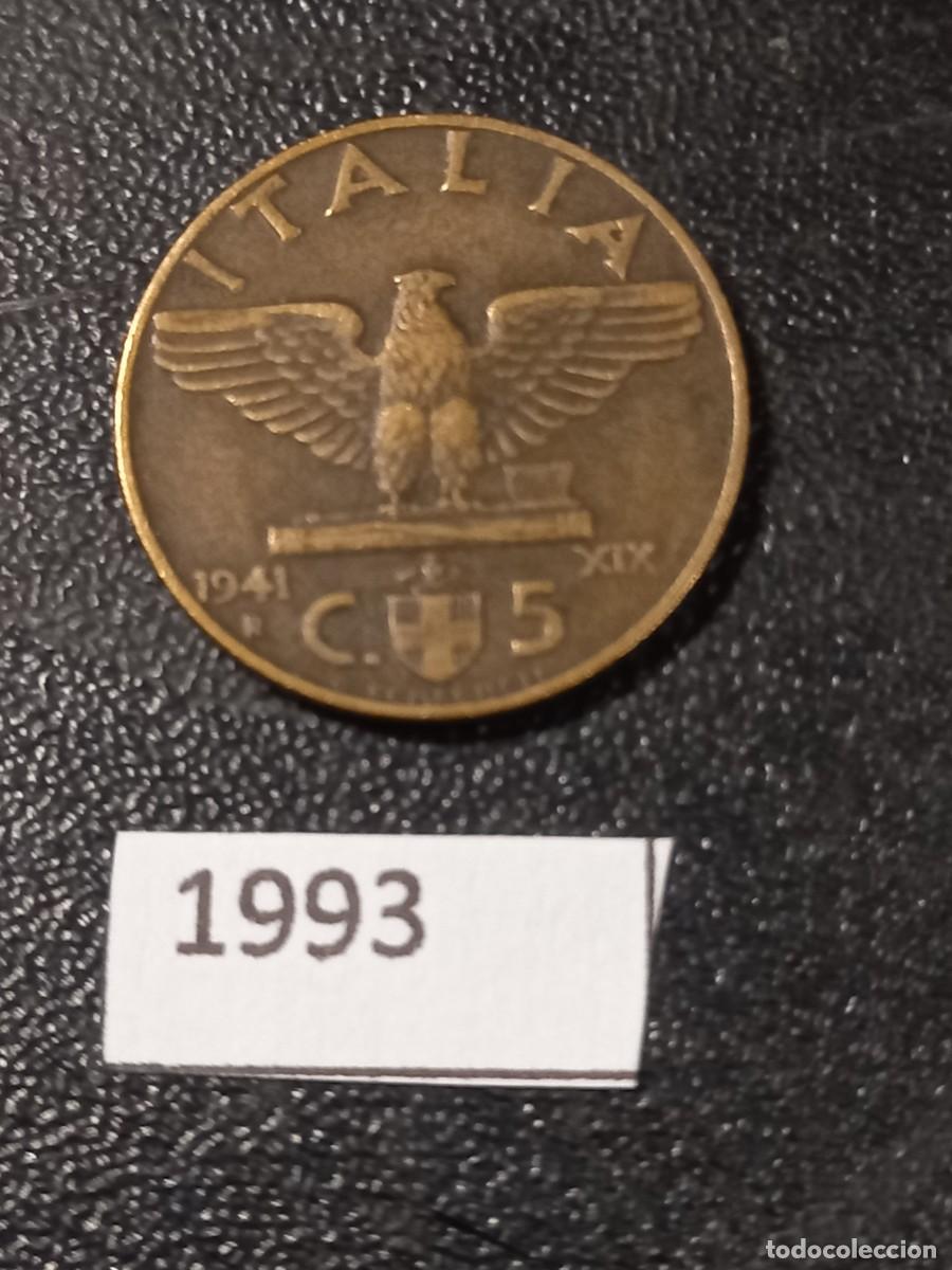 Monedas antiguas de Europa: Italia 5 centesimi 1941 - Foto 1