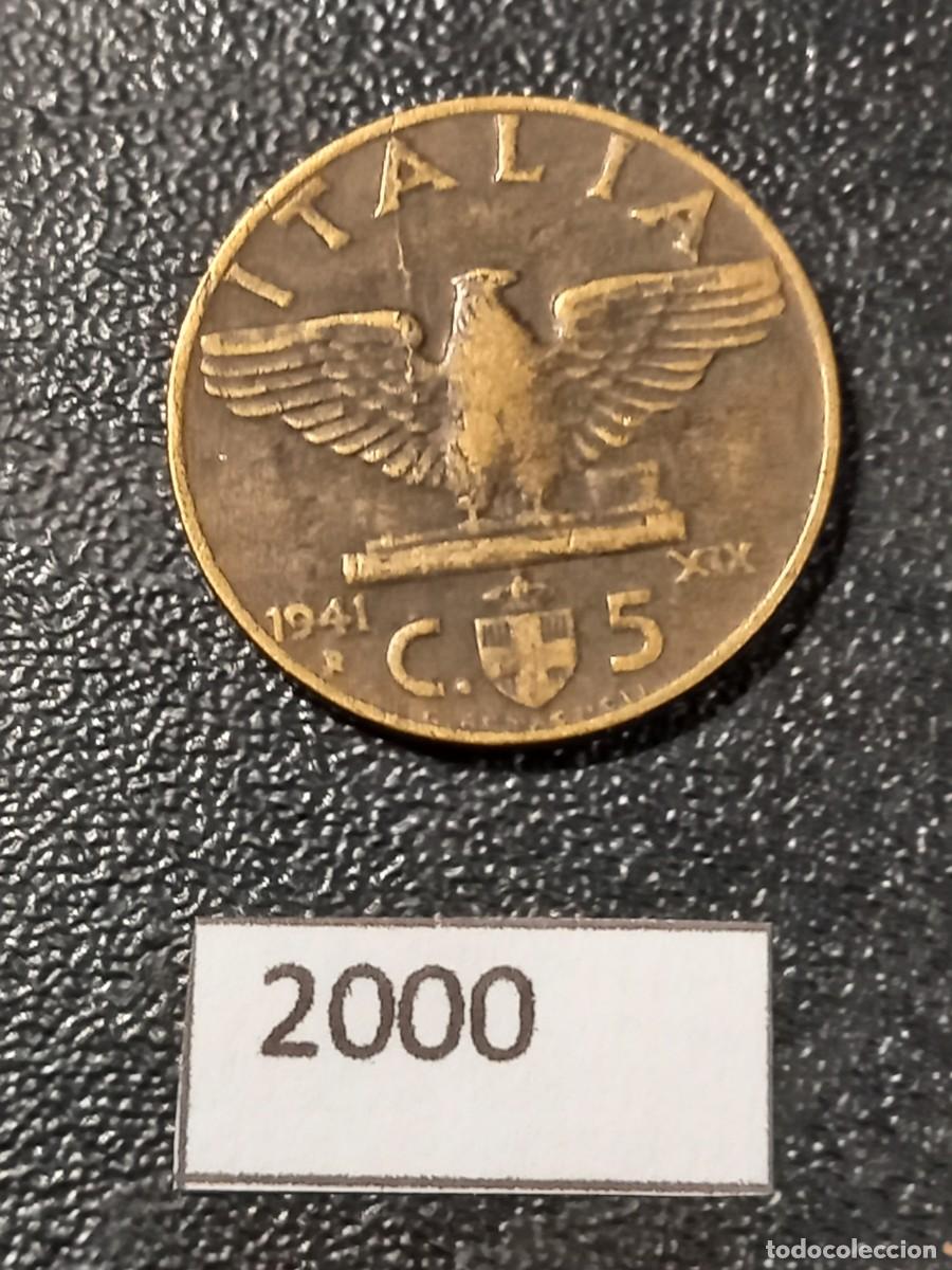 Monedas antiguas de Europa: Italia 5 centesimi 1941 - Foto 1