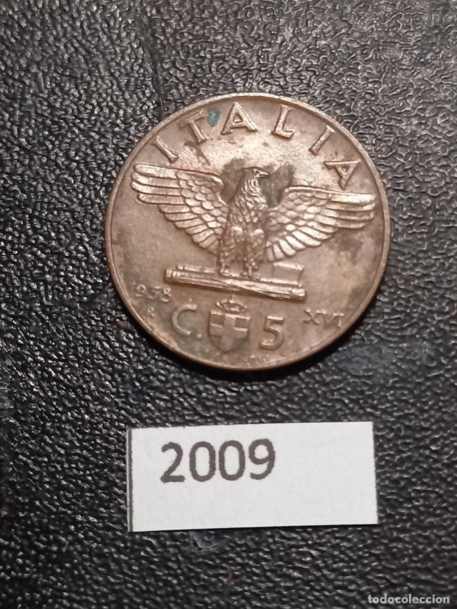 Monedas antiguas de Europa: Italia 5 centesimi 1938 - Foto 1