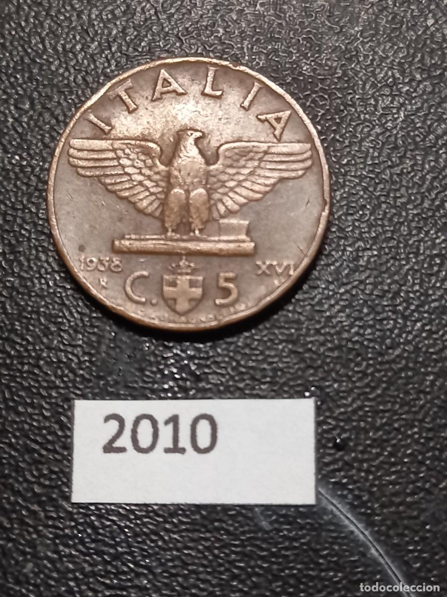 Monedas antiguas de Europa: Italia 5 centesimi 1938 - Foto 1