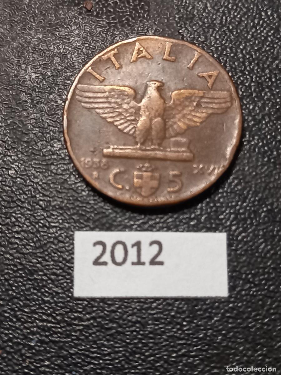 Monedas antiguas de Europa: Italia 5 centesimi 1938 - Foto 1