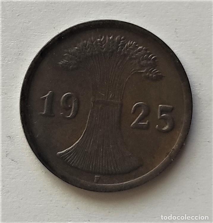 Monedas antiguas de Europa: 2 pfennig de Alemania del 1925 - Foto 2