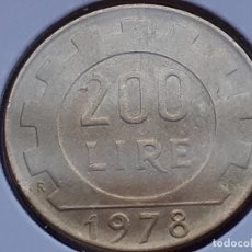 Monedas antiguas de Europa: ITALIA 200 LIRAS 1978 (SIN CIRCULAR). Lote 388636799