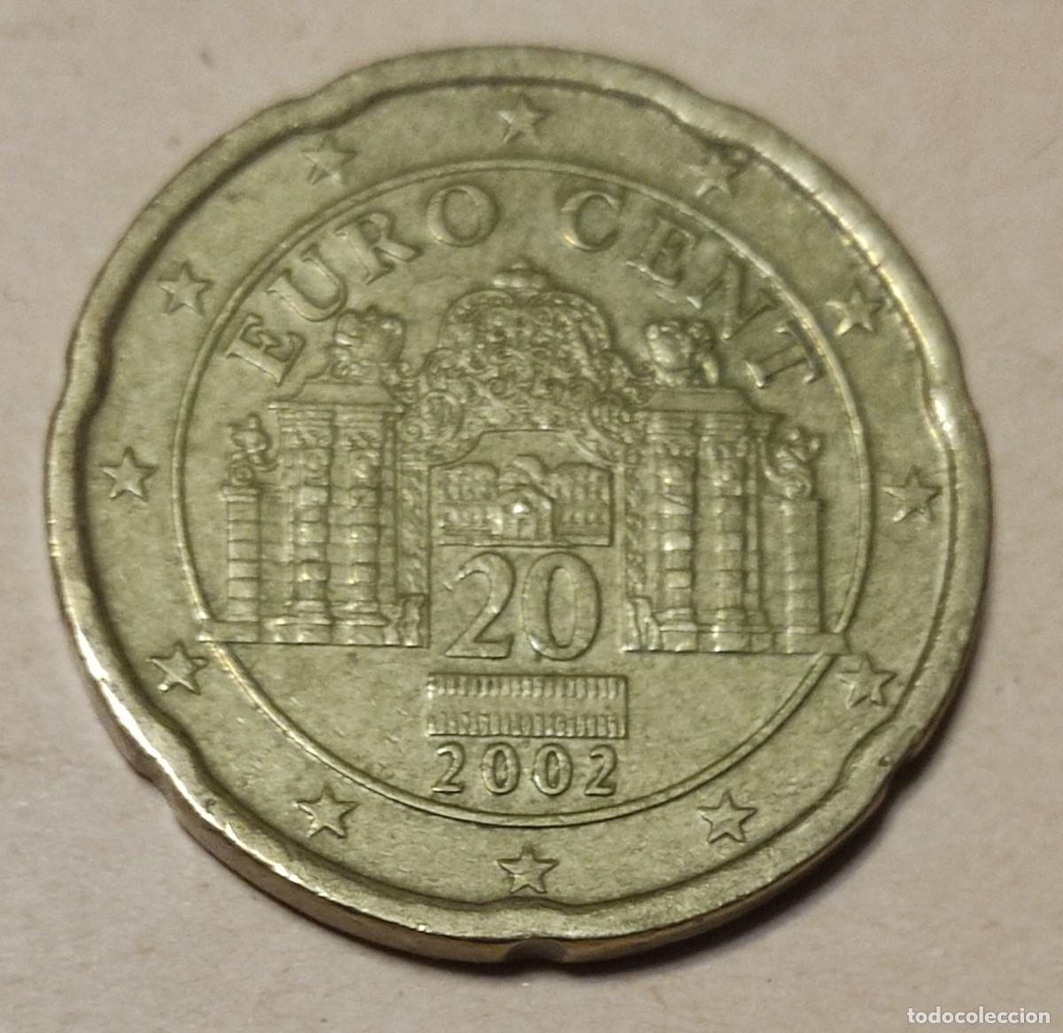 Monedas antiguas de Europa: Austria-20 cent-2002-km 3140.
