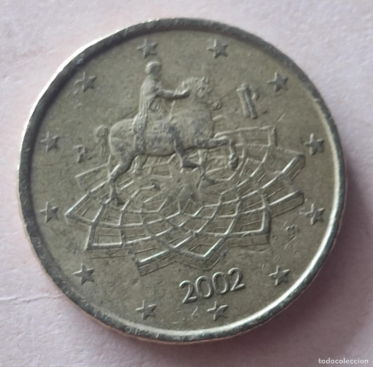 Monedas antiguas de Europa: Italia-50 cent-2002-386.