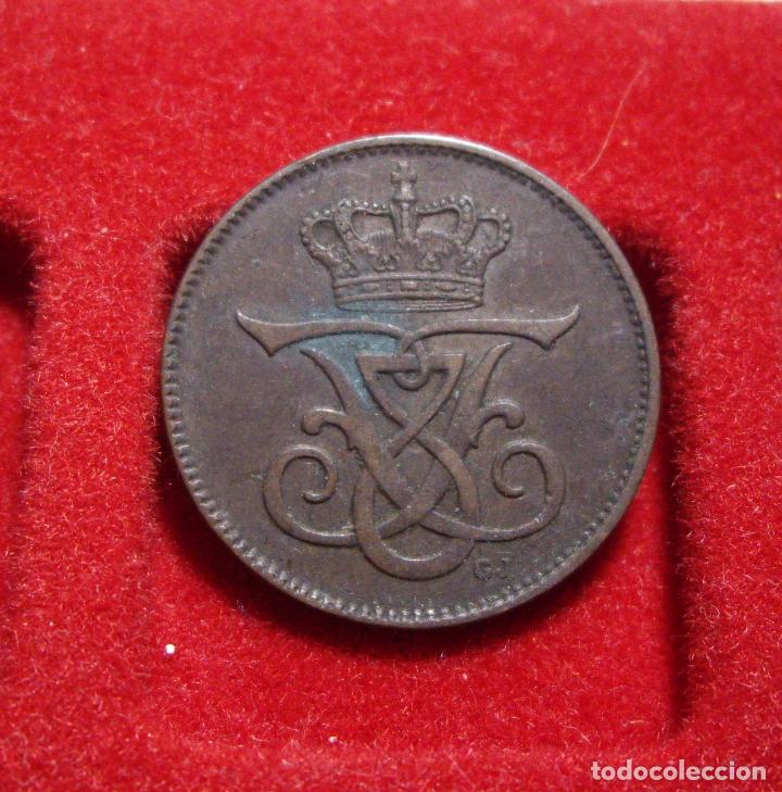Monedas antiguas de Europa: DINAMARCA - 2 ORE 1909 - Foto 1