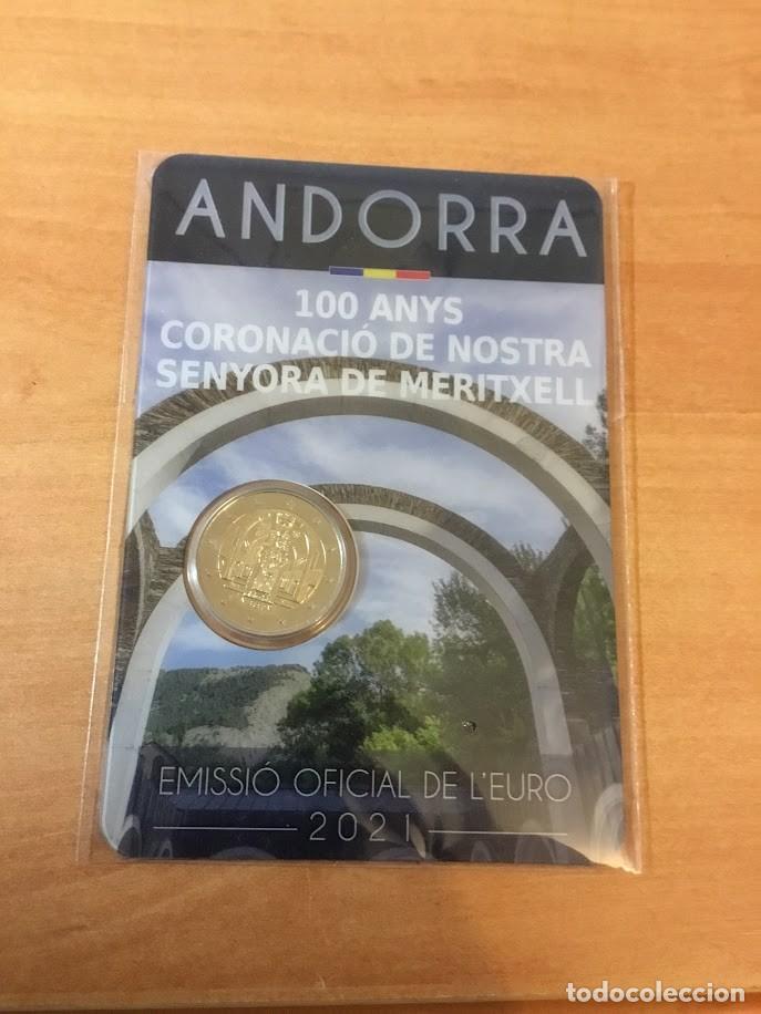 Monedas antiguas de Europa: Andorra 2021 - Cartera 2&euro; - Centenario de la coronaci&oacute;n de Nuestra Se&ntilde;ora de Meritxell