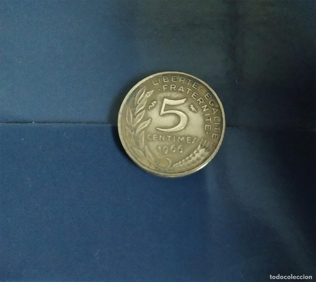 Monedas antiguas de Europa: MONEDA DE 5 CENTIMOS FRANCIA 1966 - Foto 1