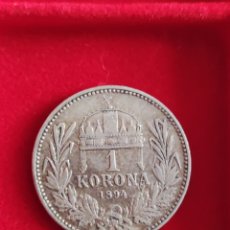 Monedas antiguas de Europa: MONEDA DE PLATA 1 CORONA 1894 IMPERIO AUSTRO-HÚNGARO