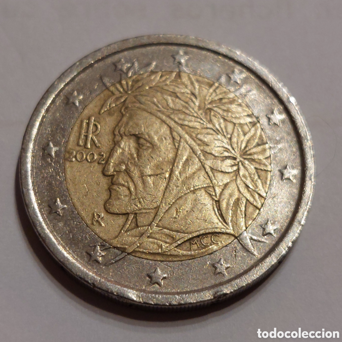 moneda de 2 euros 2002 italia dante alighieri. Buy Coins of