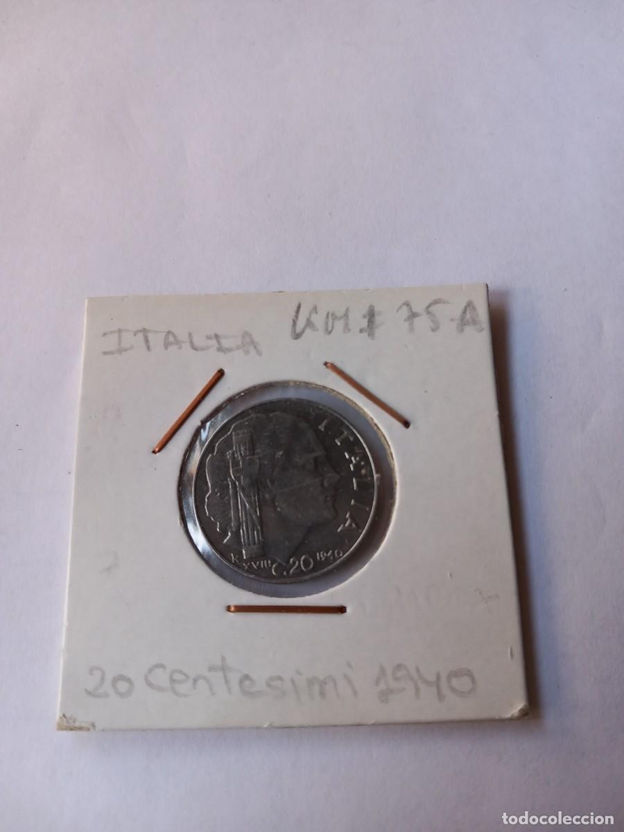Alte M&uuml;nzen aus Europa: ITALIA 20 CENT&Eacute;SIMI 1940 KM#75a MUY BONITA