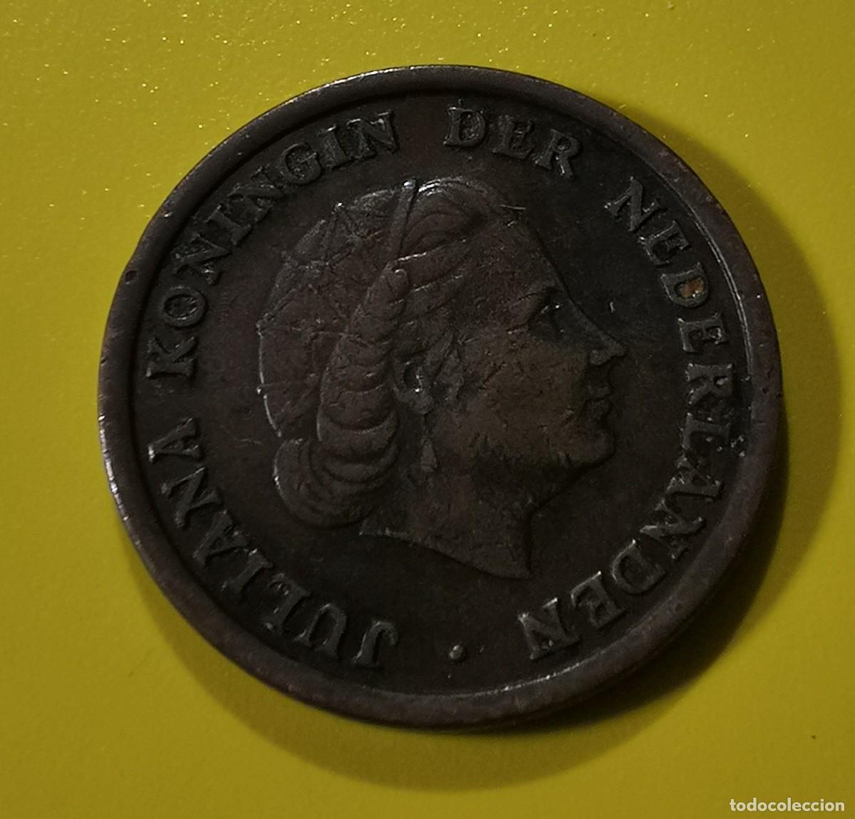 Monedas antiguas de Europa: MONEDA DE HOLANDA - 1 CENT 1954 - Foto 1