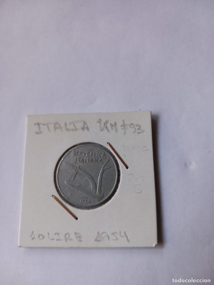 Old Coins of Europe: ITALIA 10 LIRAS 1954 KM#93 BONITA