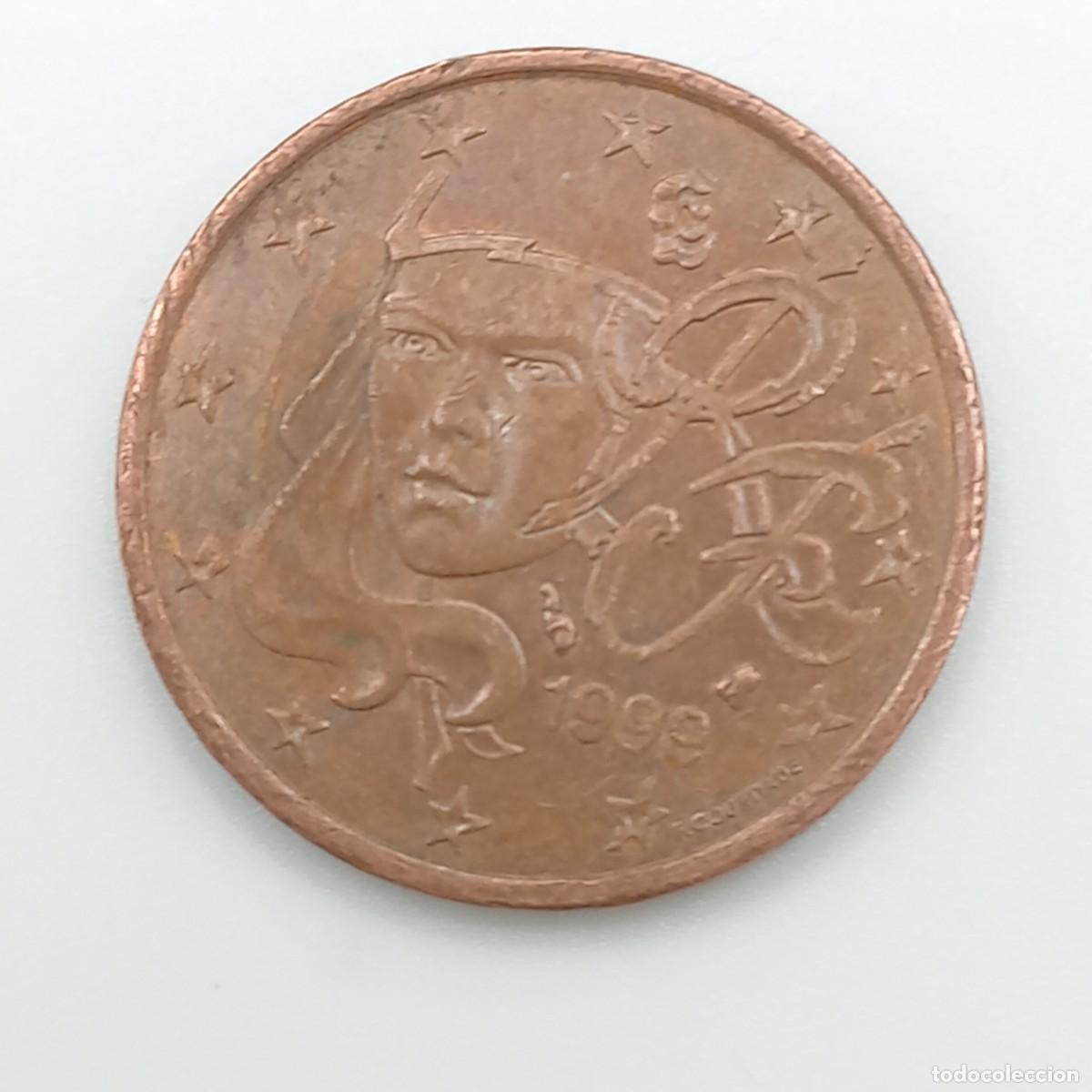 Monedas antiguas de Europa: Moneda 5 centimos FRANCIA 1999 - Foto 2