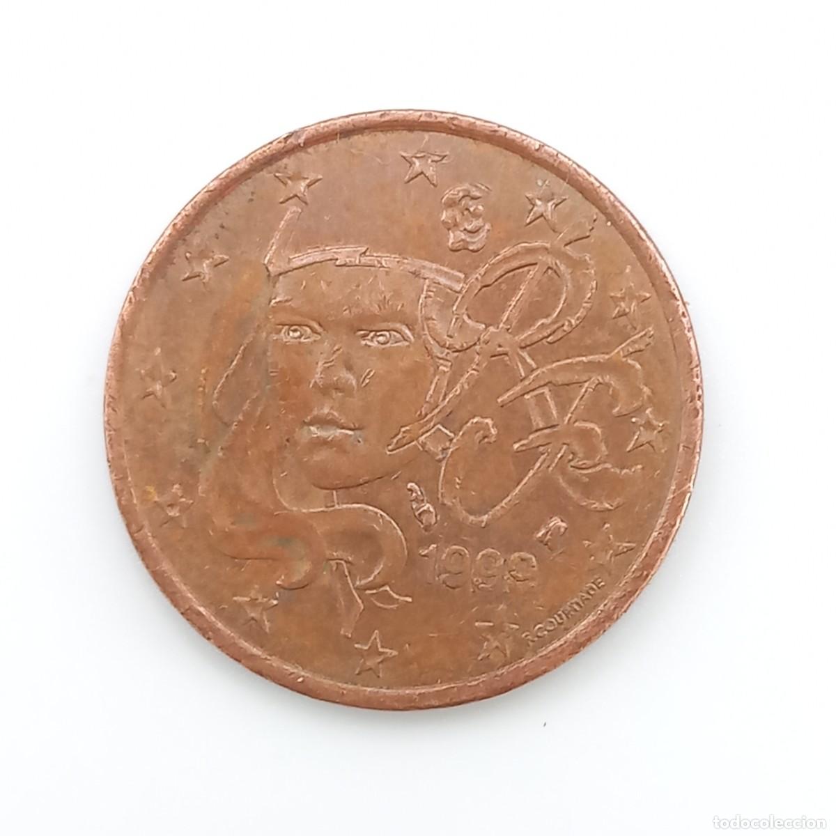 Monedas antiguas de Europa: Moneda 5 centimos FRANCIA 1999 - Foto 3