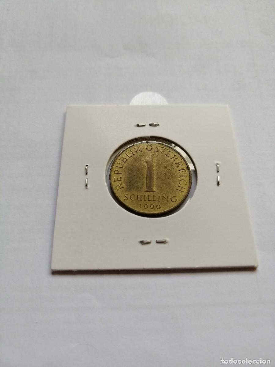 Monedas antiguas de Europa: Austria 1 Schilling 1990 - Foto 2