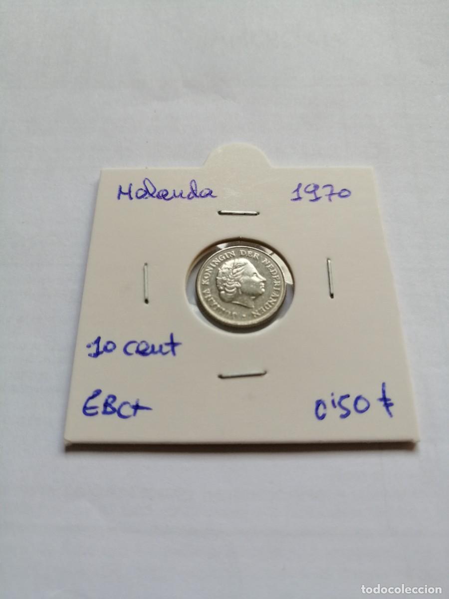 Monedas antiguas de Europa: Holanda 10 Cent 1970 - Foto 1