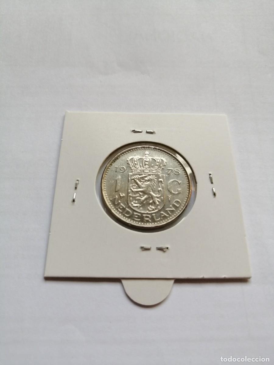 Monedas antiguas de Europa: Holanda 1 Gulden 1978 - Foto 2