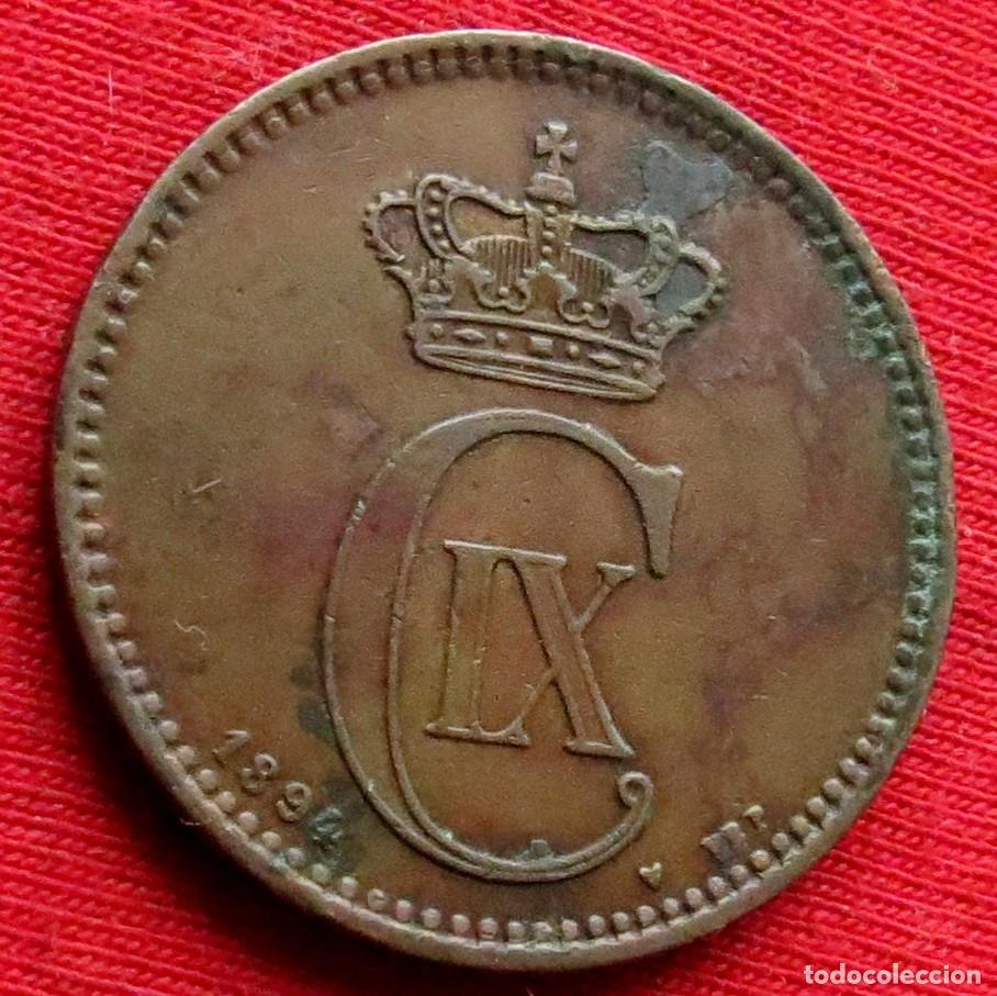 Monedas antiguas de Europa: Dinamarca 5 ore 1894 - Foto 2