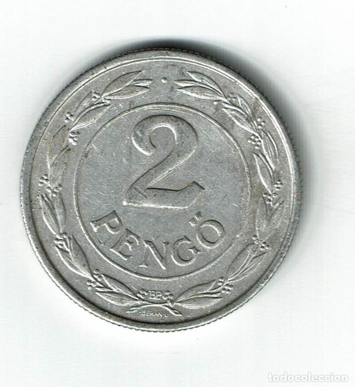 Monedas antiguas de Europa: HUNGRIA 2 PENGO - 1942 - KM# 518 - PERIODO REGENCIA - otro a&ntilde;o disponible 1943