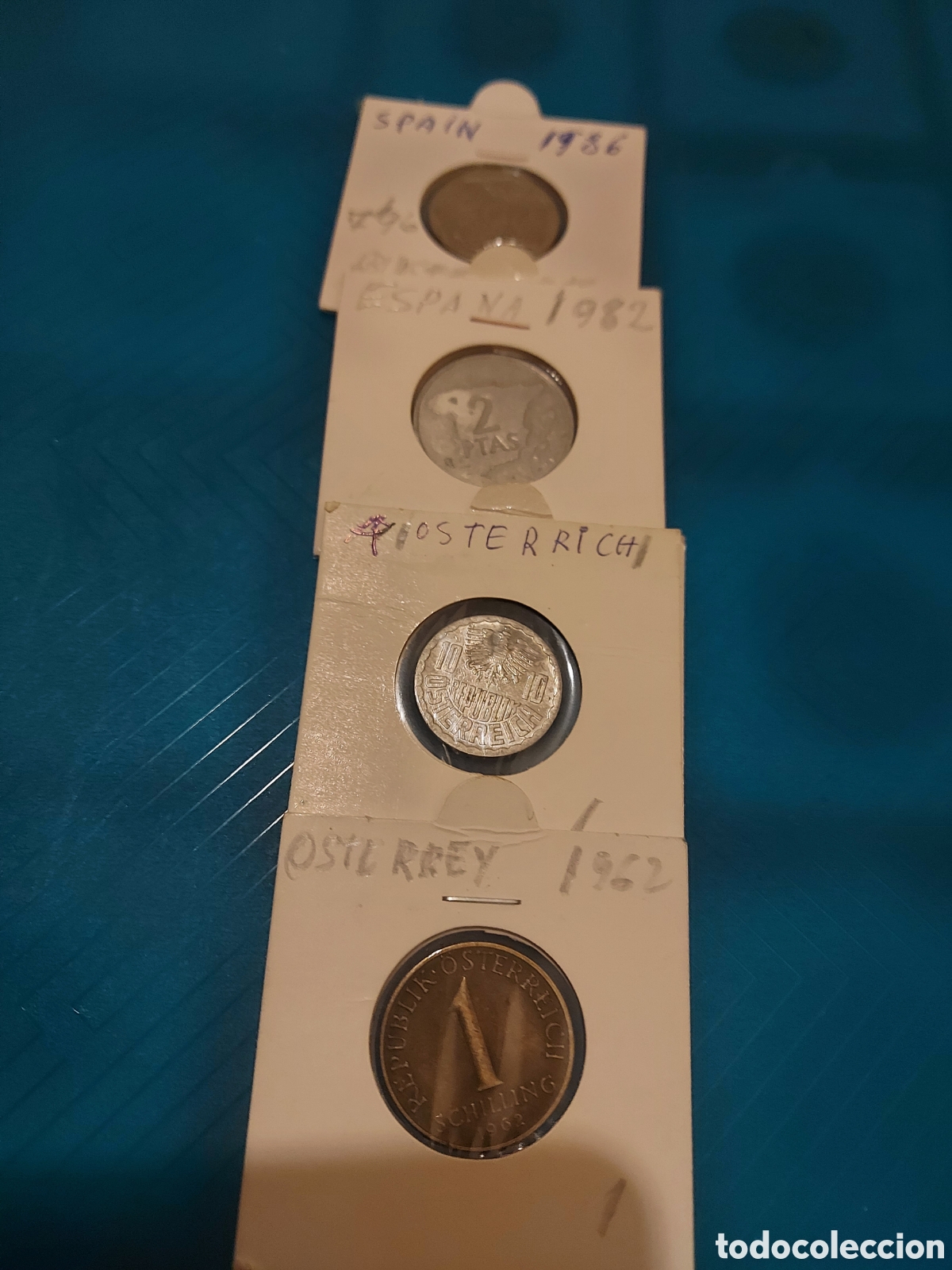 Monedas antiguas de Europa: 2Espa&ntilde;a y 2deAustria - Foto 1