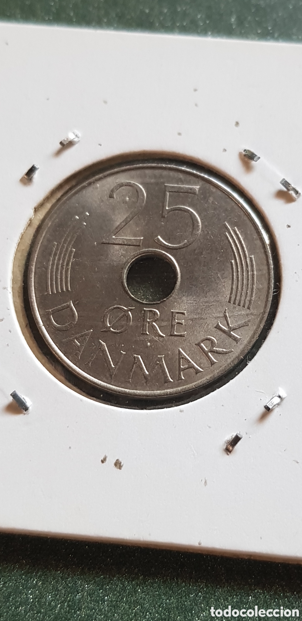 Monedas antiguas de Europa: 25 Ore 1977 Dinamarca - Foto 2
