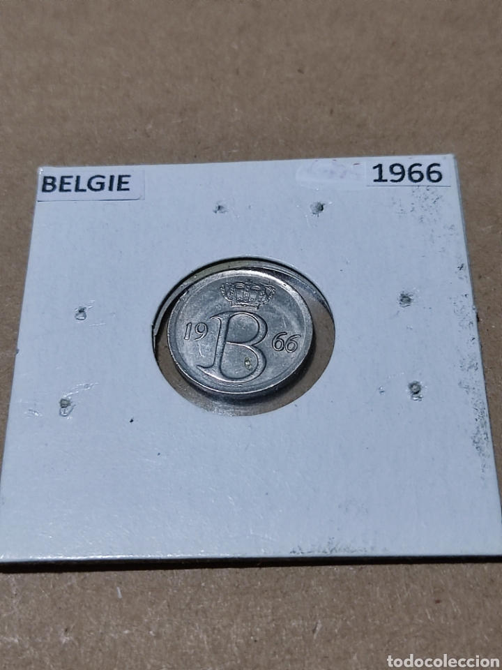 Moedas antigas da Europa: Moneda B&eacute;lgica 1966