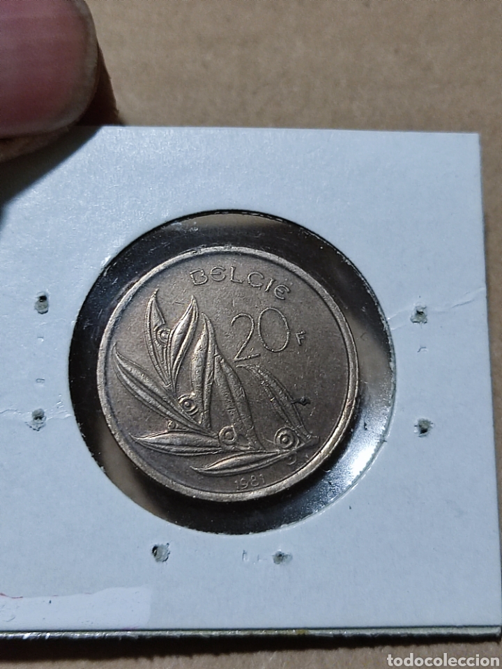 Monedas antiguas de Europa: Moneda B&eacute;lgica 1981 - Foto 2